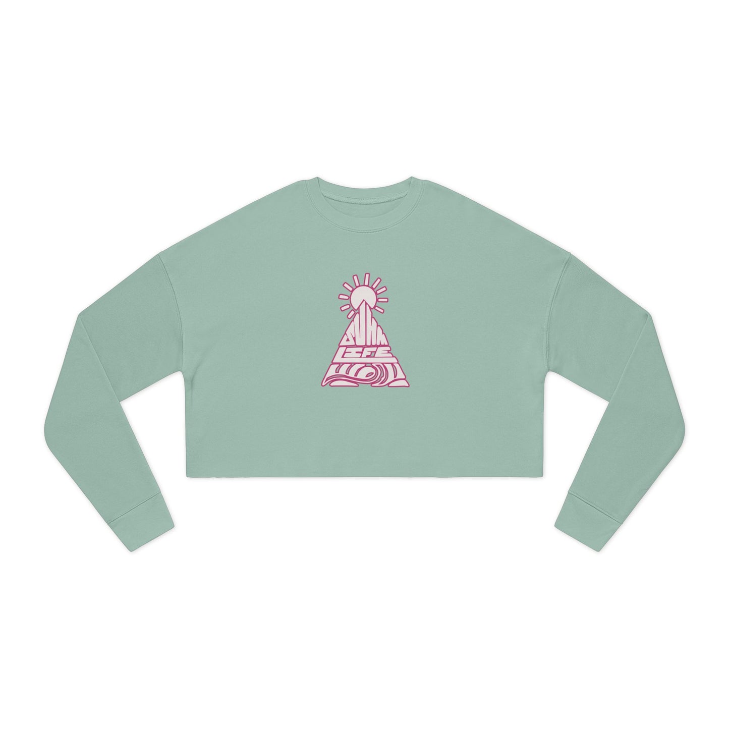 "Thank You" Women's Cropped Sweatshirt