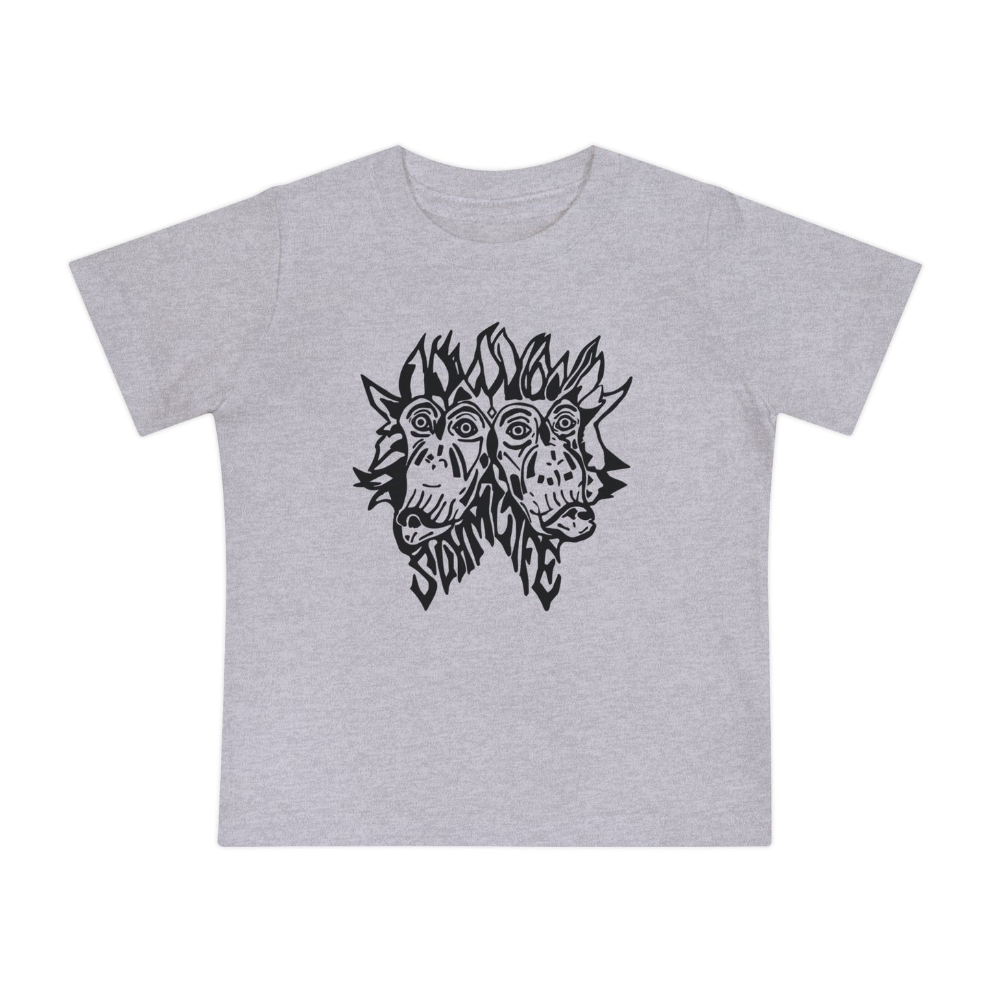 "Monkey Heads" Baby Short Sleeve T-Shirt