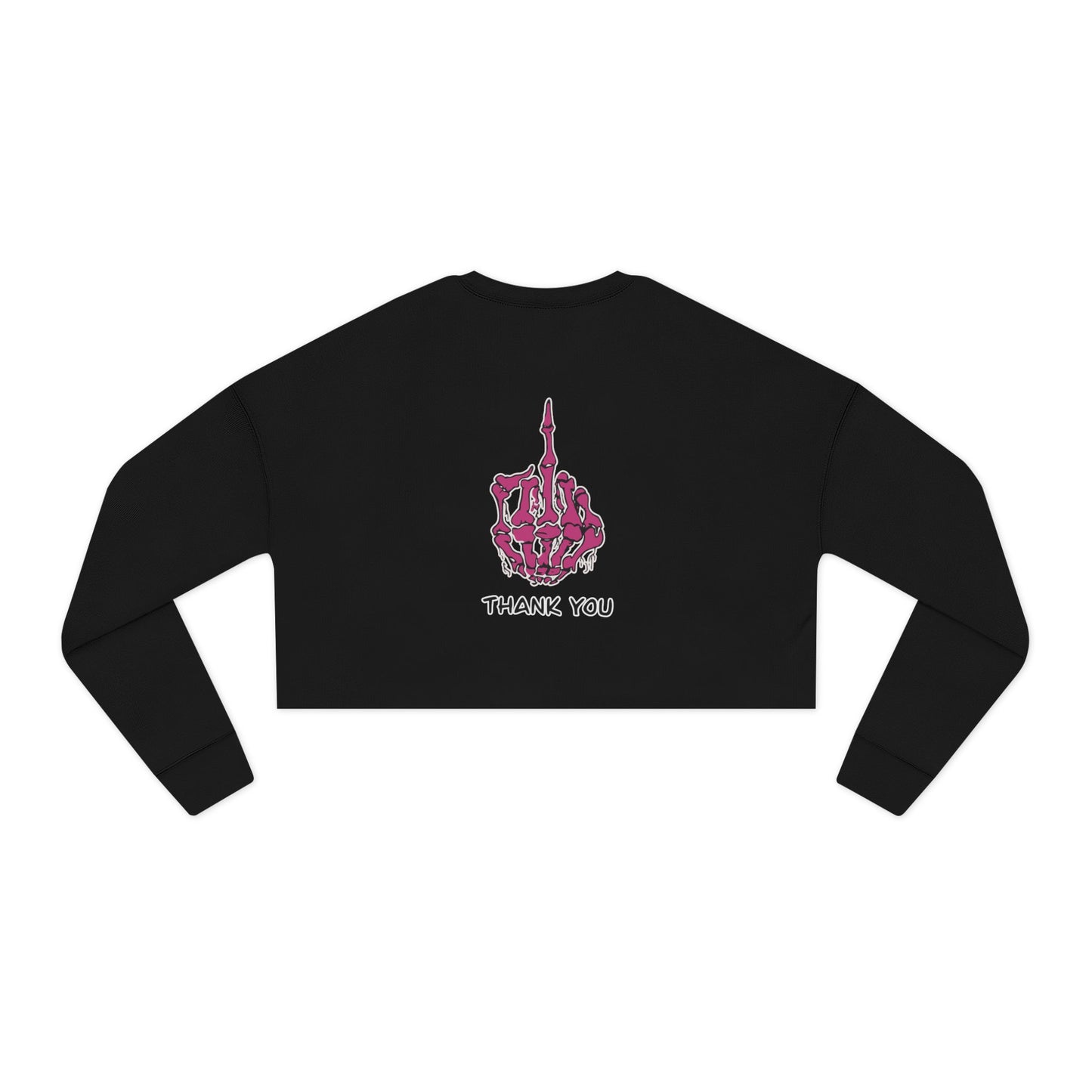 "Thank You" Women's Cropped Sweatshirt