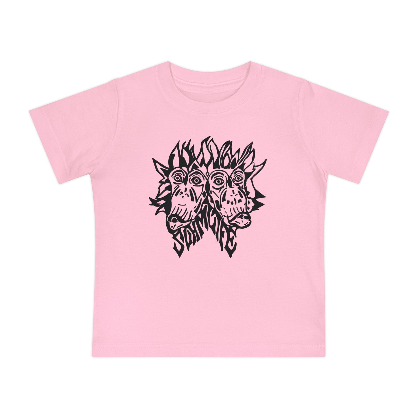 "Monkey Heads" Baby Short Sleeve T-Shirt