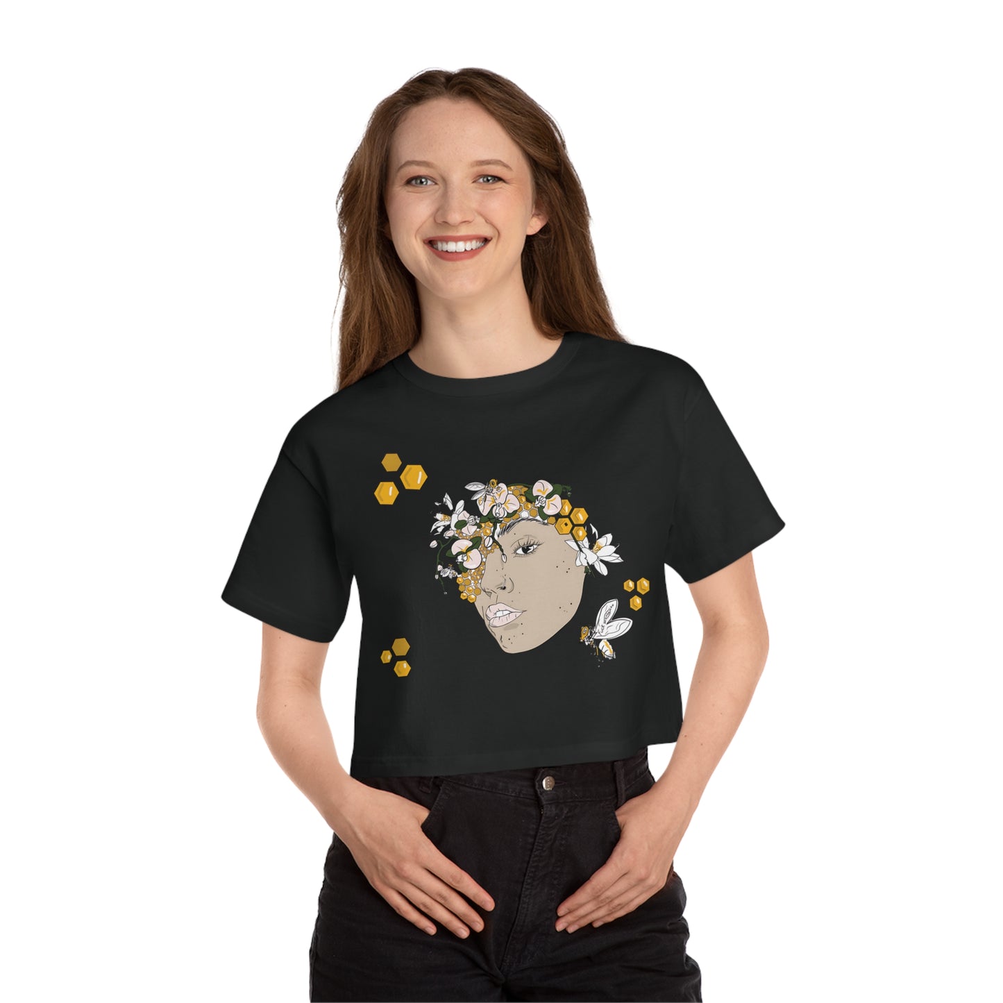 Women's Honey Bee Cropped Tee